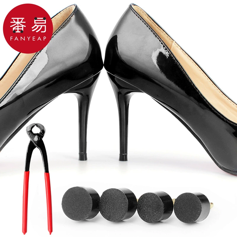 Бесплатная доставка для дропшиппинга/обувной каблук A1P65-тонкий бесшумный чехол на каблук, сменные аксессуары, противоскользящая круглая резина
