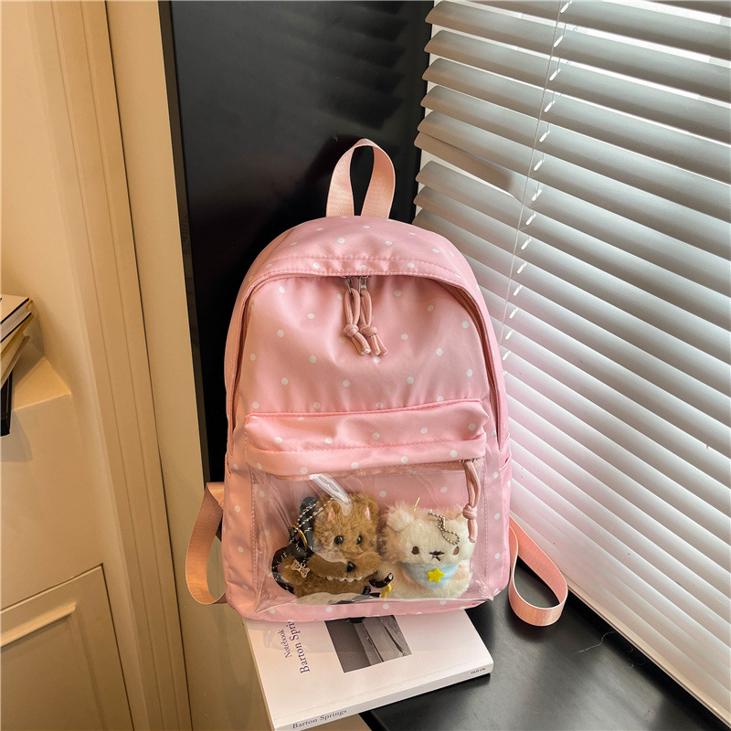 Nueva moda mochila de moda para mujeres fresca dulce gran capacidad de moda ocio para estudiantes de clase mochila simple