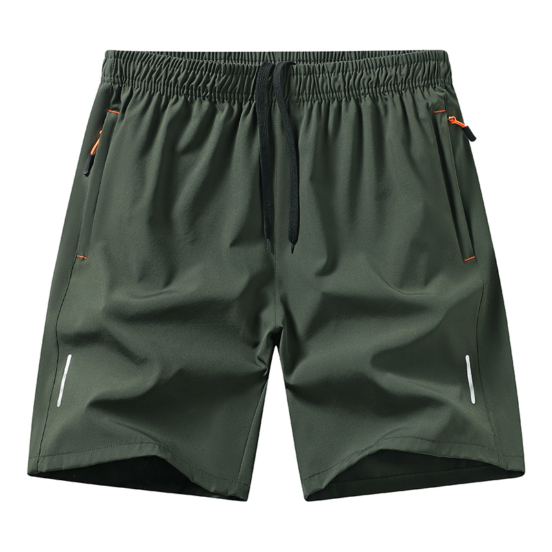 Eurocode Xiyin Amazon TEMU AliExpress Casual Reflective Strip with Zipper Pocket Running Summer Straight Shorts