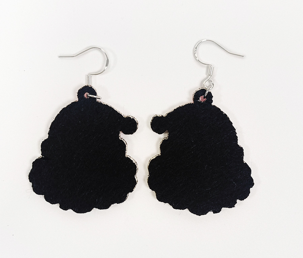 Neu Baum Santa Funkelnden Anhänger Cartoon Silber Überzogene Ohrringe_voghion.com