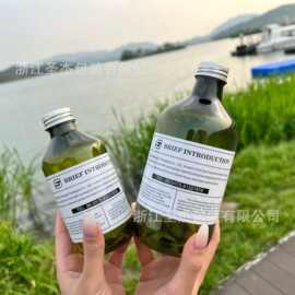 300ml500ml 加厚 绿色洗发水瓶沐浴露瓶洗手液替换空瓶铝盖纯露瓶