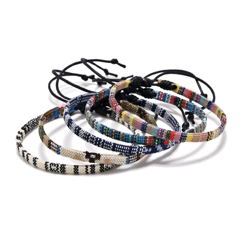 Ethnic Style Color Block Rope Wholesale Bracelets display picture 4