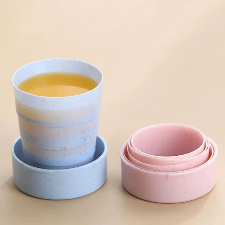 Путешествующая чашка Wheat Extend Cup портативная чашка для воды путешествующая студенческая чашка сжатая чашка креативный домашний складывающийся чашка