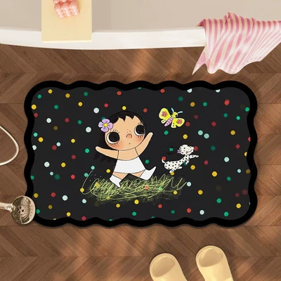 Diatom Mud Floor Mat | Avtomobil döşəmə paspasları - yuy-jade-catching-butterfly-4060cm25mm-diatom-mud