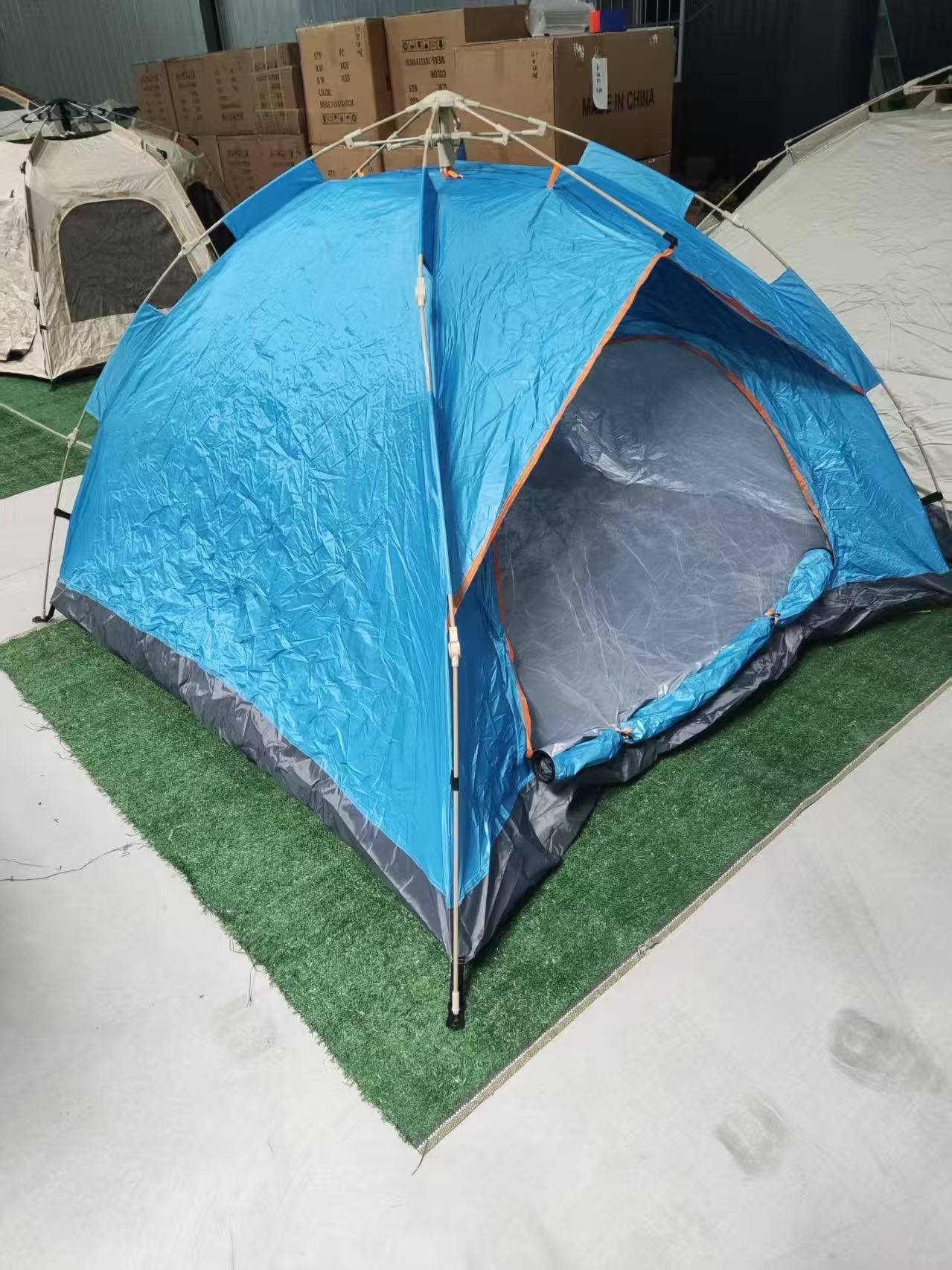 파란색 2도어 창문 없는 200cm*200cm*125cm