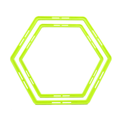 Hexagonal agility circle physical fitness ring taekwondo foot step jump children's football training equipment basketball auxiliary equipment