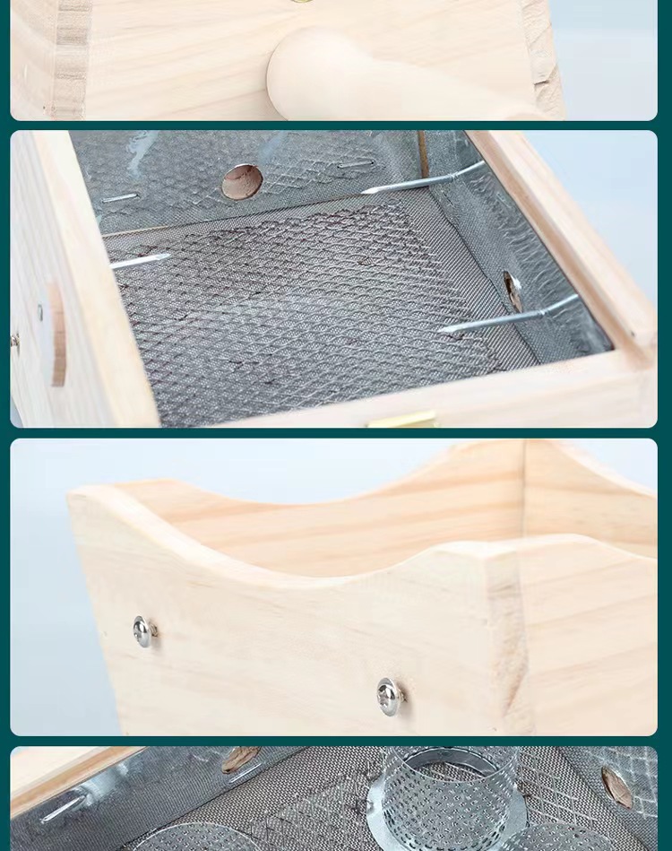Wooden Moxa Box Moxibustion Device for Abdomen Knees Full Body Multi Needle Multi Column Solid Wood specifications