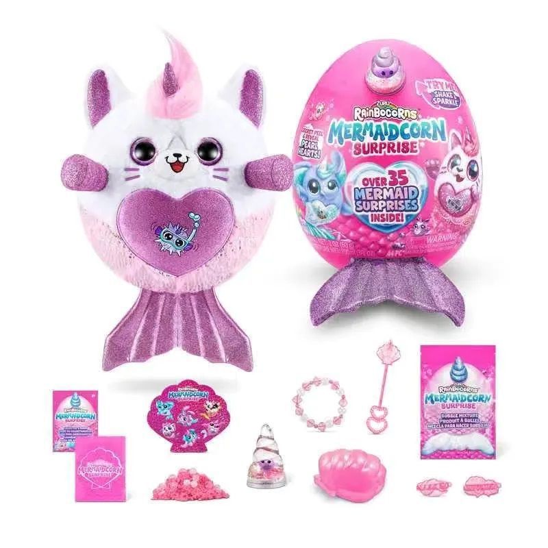 Nuevo abrazo planeta nube onda arco iris unicornio huevo mágico conejo gato muñeco de peluche caja ciega juguete