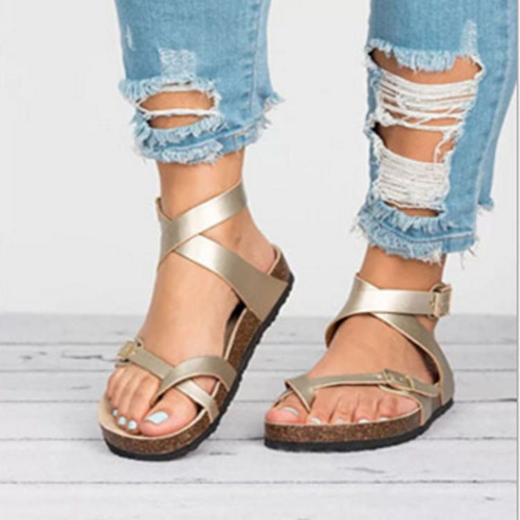Women's Casual Solid Color Round Toe Casual Sandals display picture 4