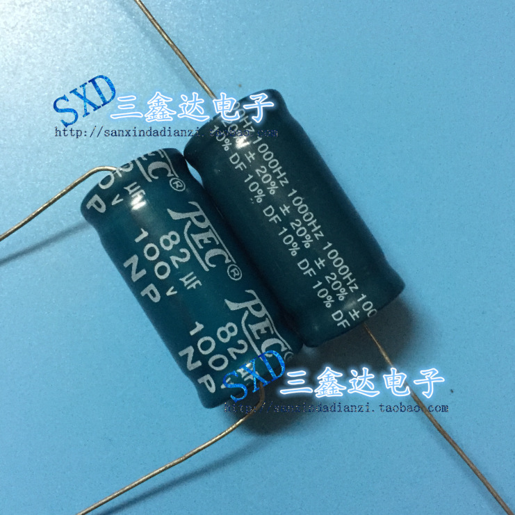 100V82UF 82UF100V全新原装胆机无极NP 轴向卧式电解电容 18*40