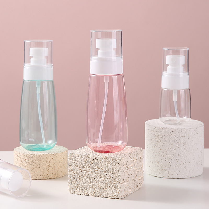 简约补水喷雾瓶子便携旅行化妆水香水分装瓶随身小型酒精塑料喷壶