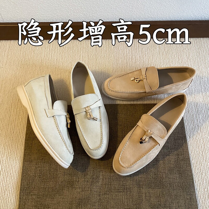 2026 Spring New Old Money Style British Single Shoes with Hidden Heel, French Metal Buckle, Vintage Elegant Loafers for Women 2026 Spring New Old Money Style British Single Shoes with Hidden Heel, French Metal Buckle, Vintage Elegant Loafers for Women