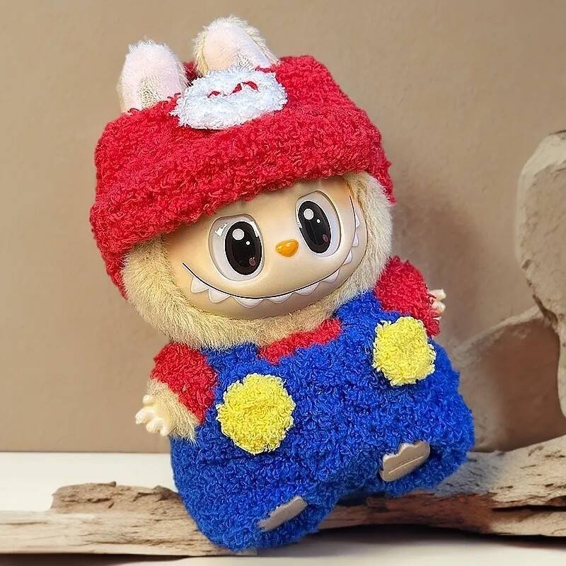 可爱拉布布娃衣labubu一二三代蟑螂衣服炸虾娃衣换装娃娃公仔玩偶|undefined