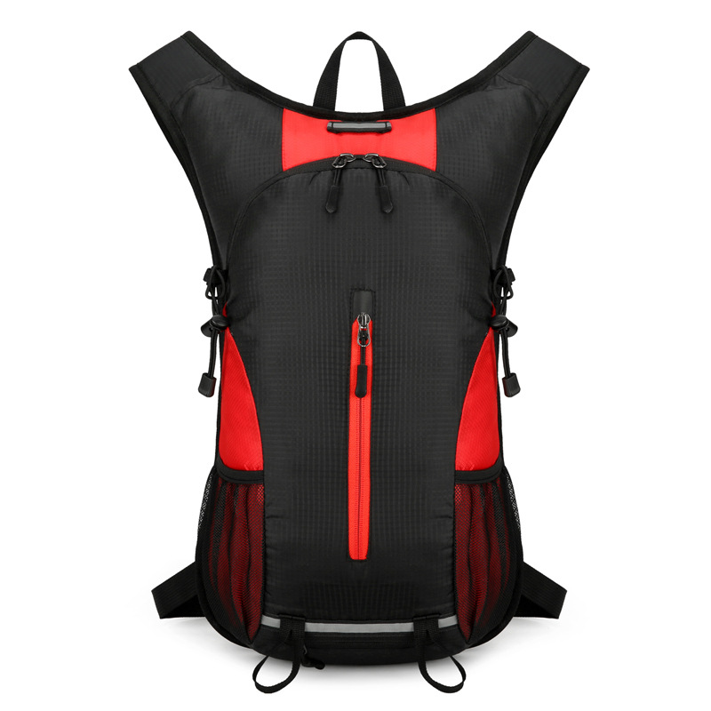 Black with red