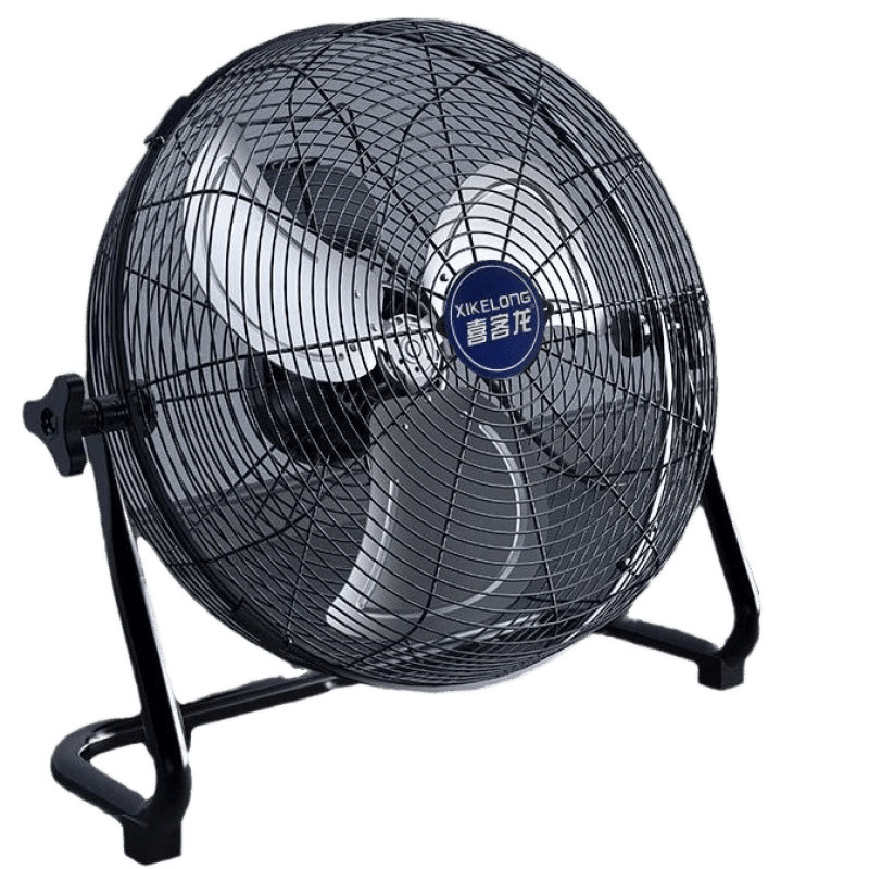 Ventilador de tierra, ventilador eléctrico, viento fuerte, viento fuerte, sitio de construcción industrial comercial de alta potencia, ventilador de piso, ventilador de escritorio doméstico