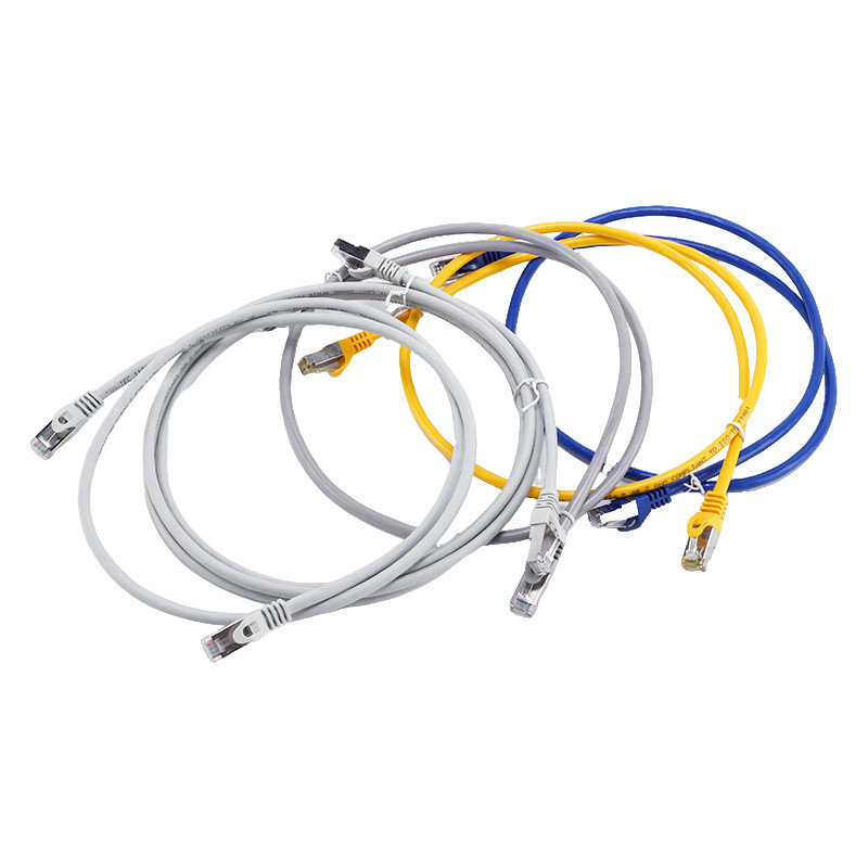 Customized Long Cat6 Shielded Network Patch Cables, Engineering-Grade Oxygen-Free Copper Computer Network Patch Cables, Multi-Specification Network Cables Customized Long Cat6 Shielded Network Patch Cables, Engineering-Grade Oxygen-Free Copper Computer Network Patch Cables, Multi-Specification Network Cables