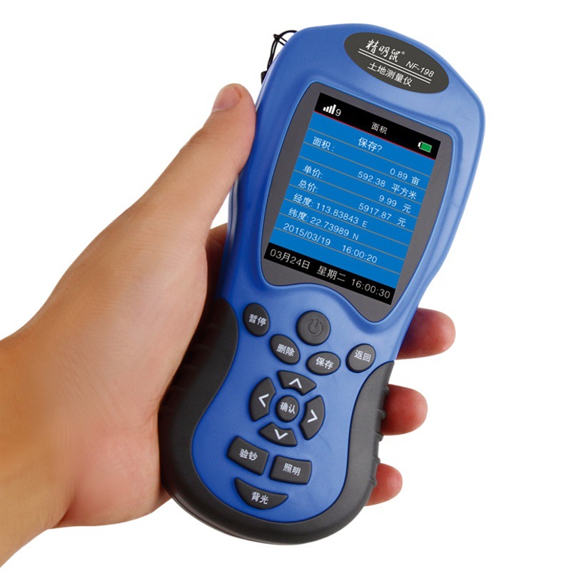 NOYAFA Inglés Jingming ratón NF-198 mu instrumento de medición GPS de mano área de tierra instrumento de medición de volumen de tierras de cultivo Campo