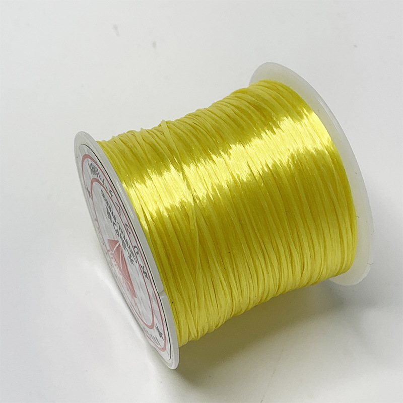 Cordón de pulsera de alta calidad de alambre plano elástico, cordón de cuentas resistente al desgaste, cordón de juego de alta elasticidad, cordón especial para pulsera