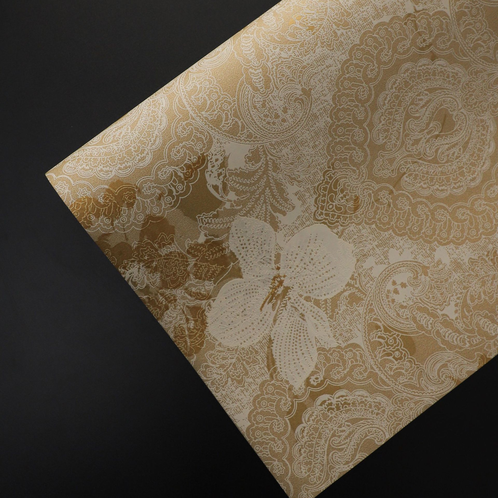 Huayuqing flores materiales de embalaje ramo creativo de flores papel de embalaje de textura artística de papel floral 5 hojas