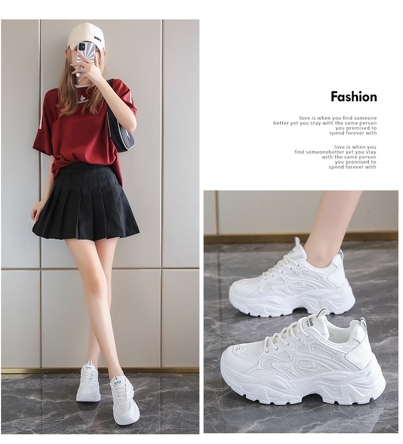 Women's Casual Shoes Breathable Platform Trainers For Spring Autumn_voghion.com