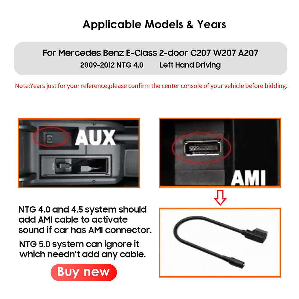 Suitable for 09-12 Mercedes-Benz E-Class C207 W207 A207 Android large screen central control car machine navigation carplay