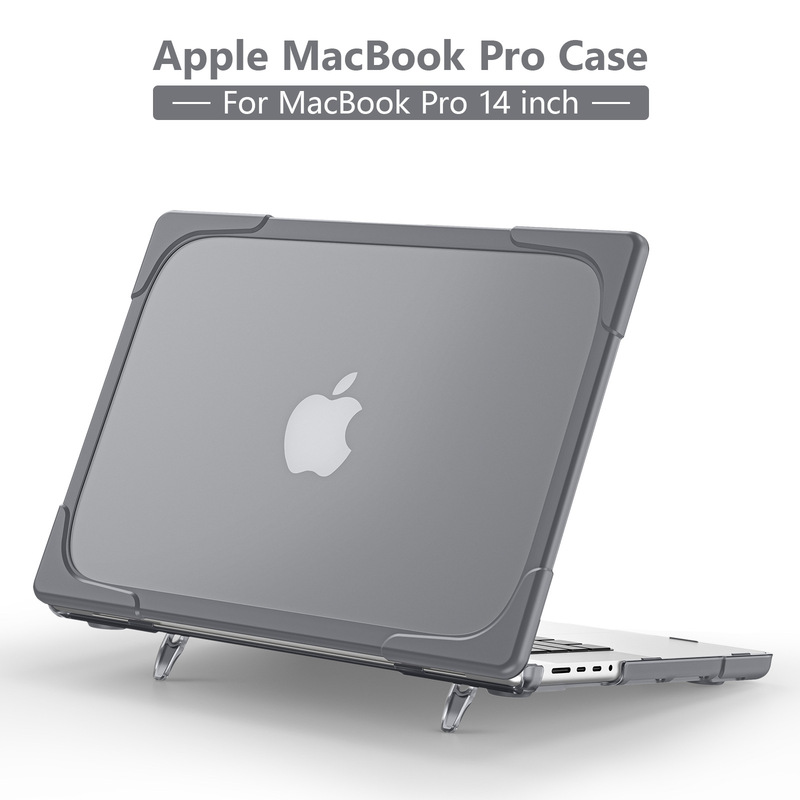 Suitable for Apple Notebook pro14 Inch Computer Protective Case Macbook Air13 Heat Dissipation pc Bracket Anti-fall Case