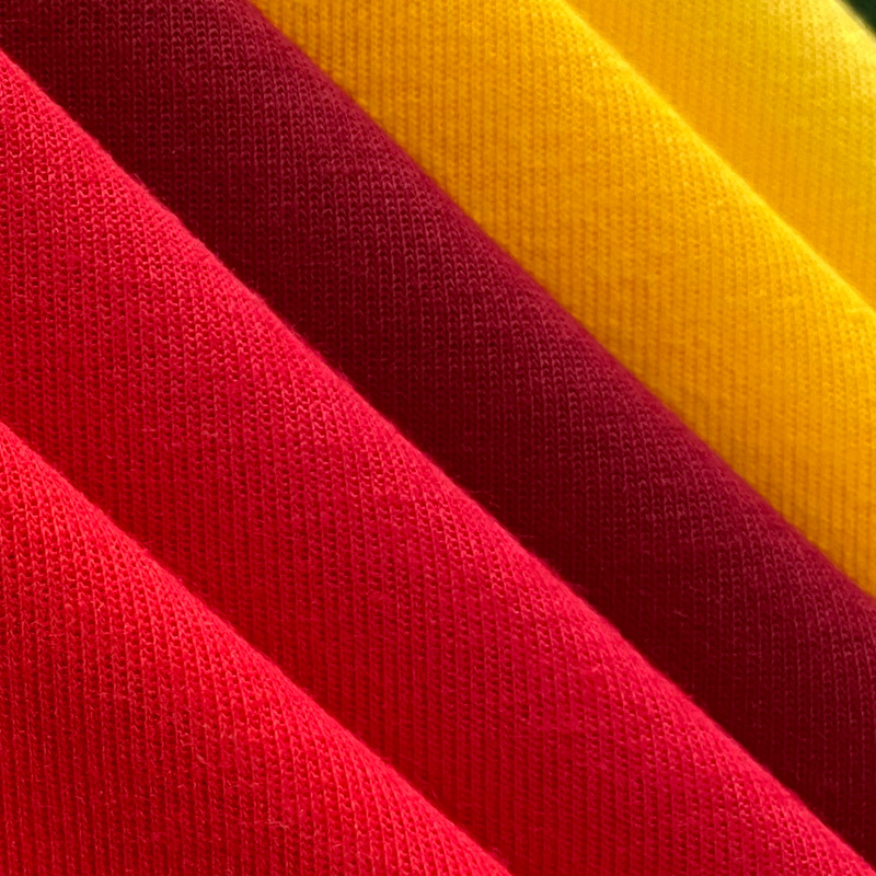 Nuevo en stock tela de salud al por mayor de poliéster de algodón tejido entretejido 70 algodón cubierta de poliéster algodón farrow deportes escuela uniforme tejido de punto