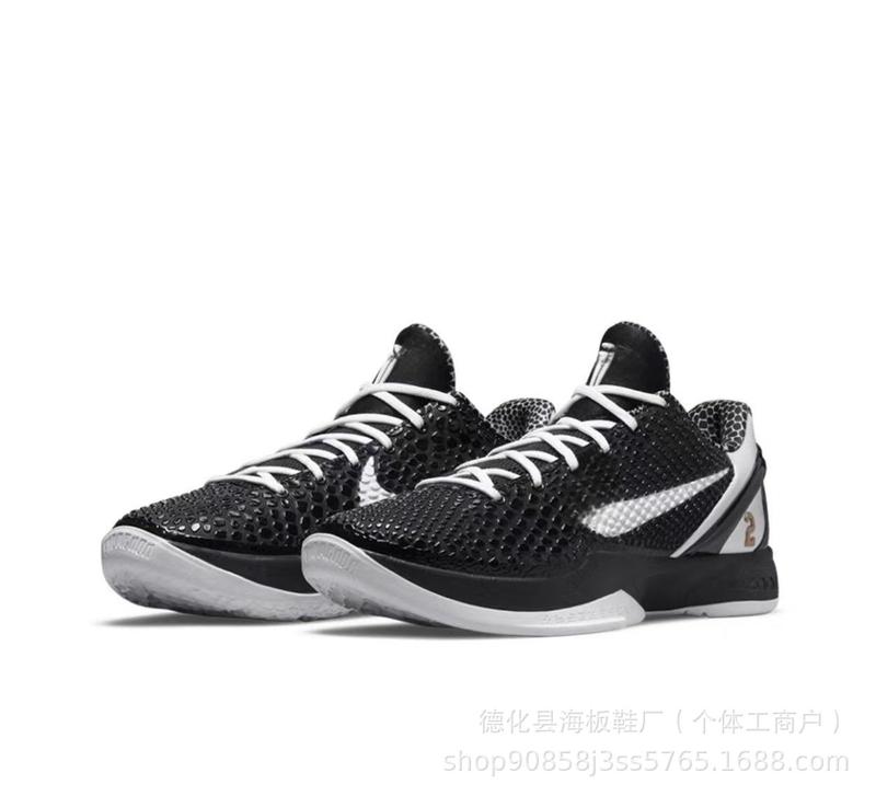 莆田純原バスケットボール靴科比6青蜂侠エアクッション靴キャンパス実戦KoB黒曼巴スポーツシューズ男靴|undefined