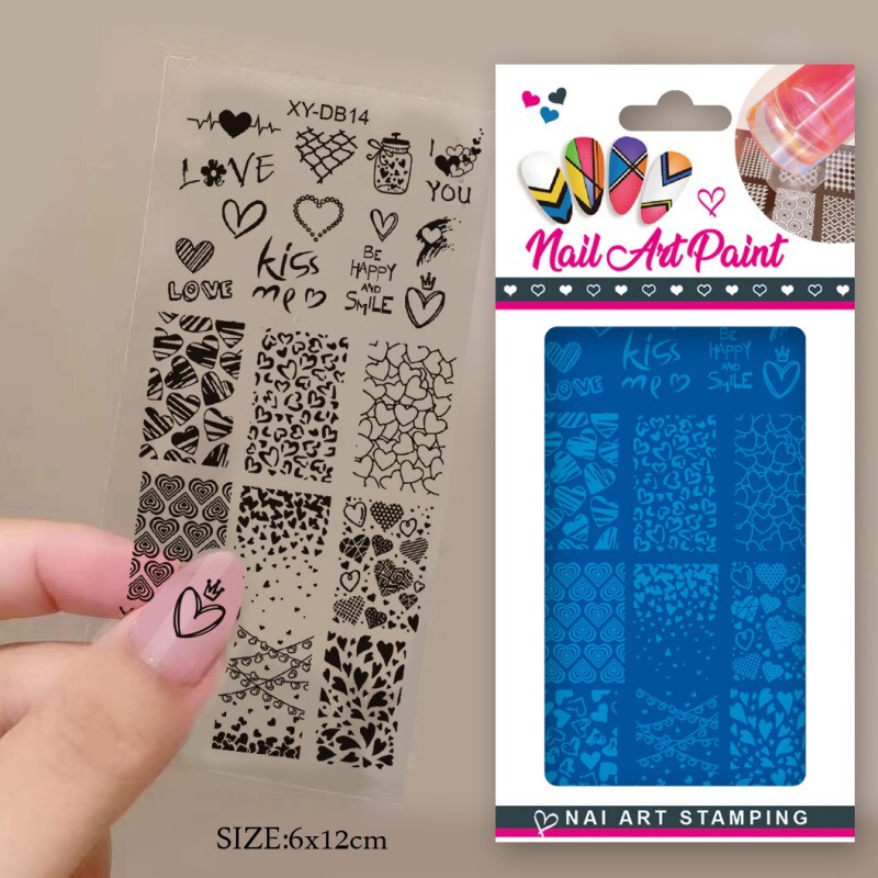 鋼板マニキュアプレート DIY ペイントマニキュア印刷転写テンプレート複雑な印刷鋼板マルチスタイルマニキュアツール|undefined