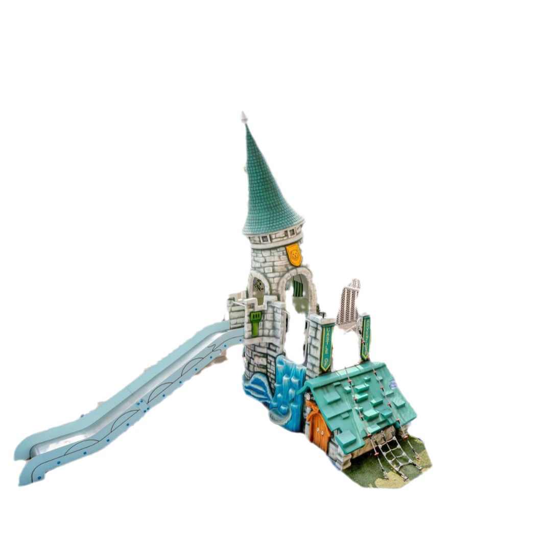 Kindergarten niños diapositiva aventura Castle Park combinación equipo de diapositivas jardín de infantes al aire libre fabricante de juguetes grandes