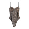 Leopard suspender Jumpsuit sexy suspender backless Jumpsuit