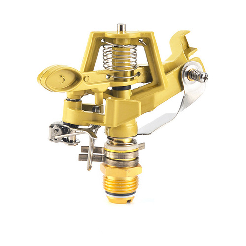 Zinc alloy rocker nozzle rotating lawn greening 360 degrees garden irrigation sprinkler watering flower field tool agricultural use