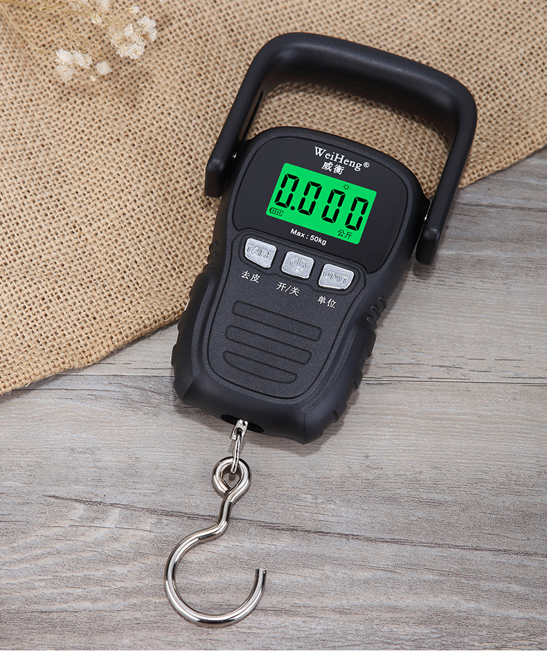 Wei Heng rechargeable portable scale, express scale, luggage scale, Wei Heng digital scale, accurate household scale, spring scale, grocery shopping scale, fishing scale