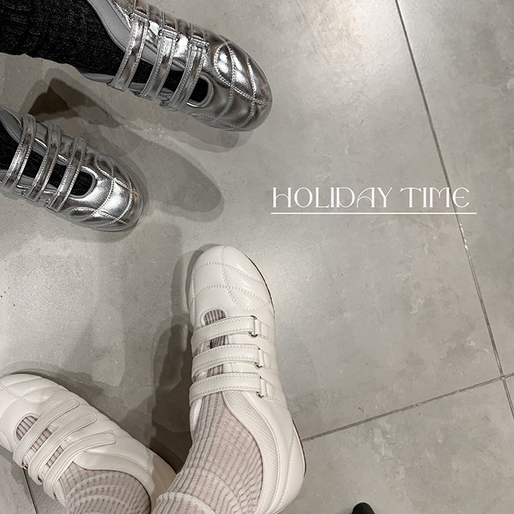 Versión de cuero de vaca, Su Yan, tres zapatos de entrenamiento de cuero casuales de velcro, función de cuero real, zapatos de bolera de mujer, zapatos de boliche.