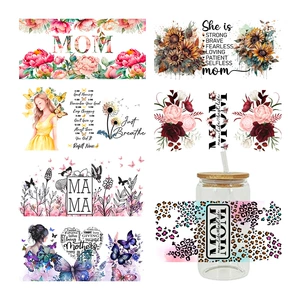 Новая мультипликационная печать Hot Transfer Cup Patch Crystal Label