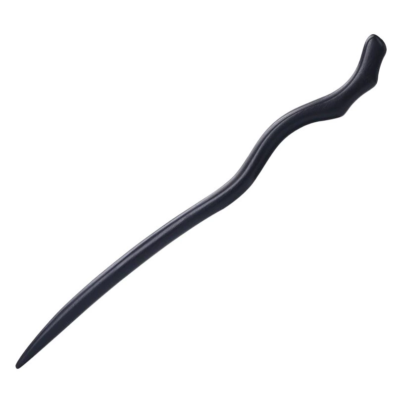 Имитационная черная булочка из сандалового дерева