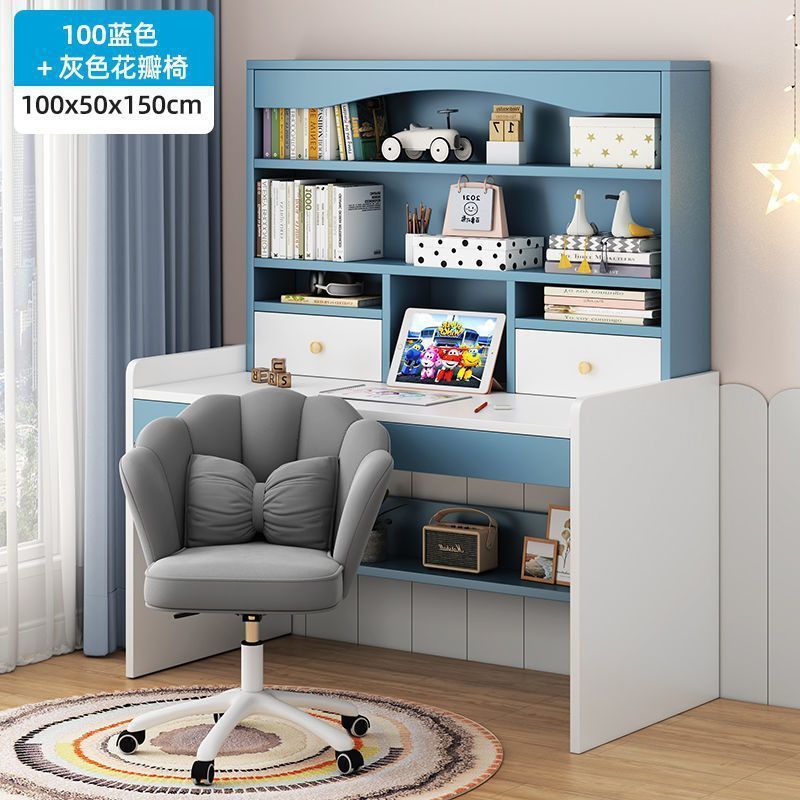 100 블루 + 꽃잎 의자