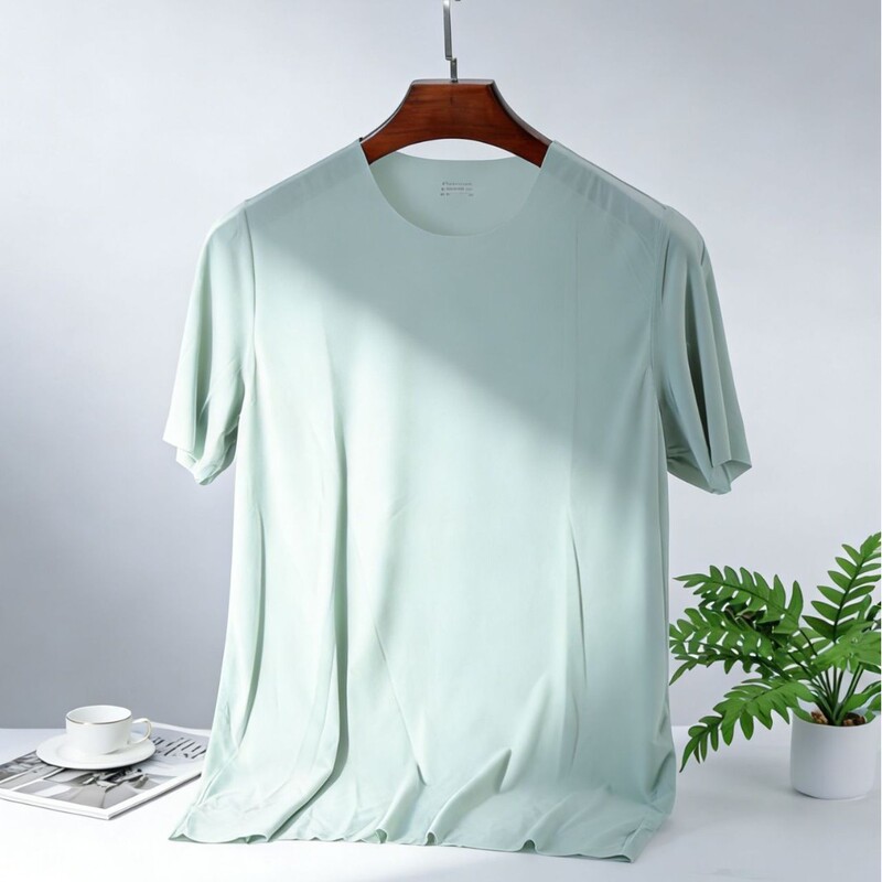 Summer High-End Ice Silk Loungewear, Solid Color Loose Casual Wear, Simple Cool-Feel Ribbed Seamless Wholesale Loungewear Summer High-End Ice Silk Loungewear, Solid Color Loose Casual Wear, Simple Cool-Feel Ribbed Seamless Wholesale Loungewear