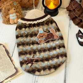 秋冬马甲宠物服饰狗狗衣服猫咪泰迪比熊博美小型幼犬贵宾保暖背心