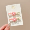 8# Rabbit Love Long Strip Clips A pair -6cm