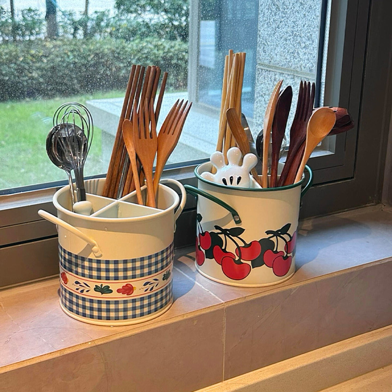 箸収納ボックス キッチン 家庭用 箸立て 箸かご 食器 スプーン 水切りラック 収納ラック 大容量 高価値グッズ|undefined