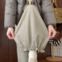 保暖高腰百搭加绒花苞裤