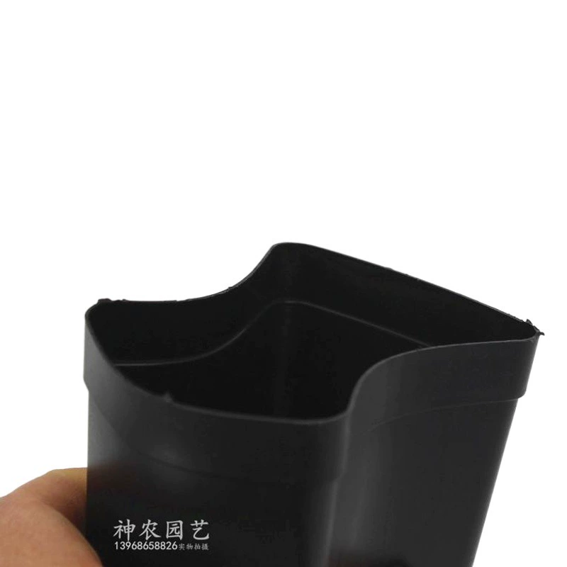 Оптом утолщенные горшки для выращивания мясистые маленькие квадратные горшки пластиковые горшки квадратные зеленые Садоводство маленький черный квадрат маленький цветной квадрат