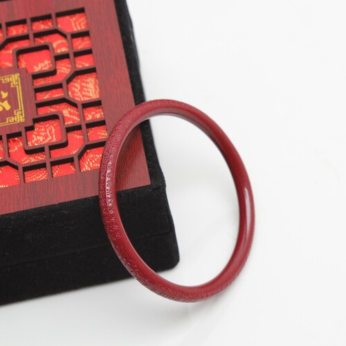 Cinnabar bracelet wholesale raw ore high content purple gold sand Prajna Paramita Heart Sutra bracelet women's cinnabar bracelet