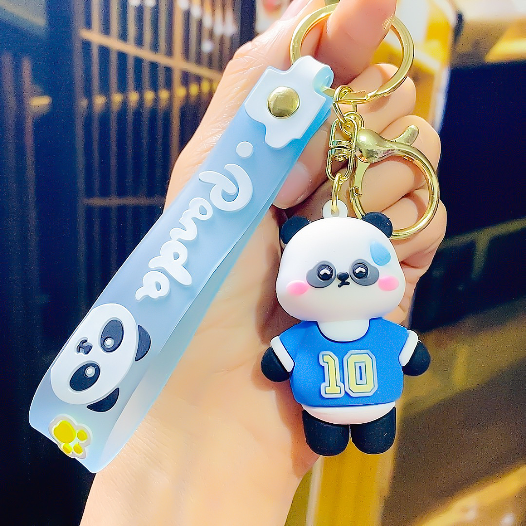 Muñeca de dibujos animados goteo llavero bolsas escolares exquisitas para hombres y mujeres colgantes para agarrar muñecas colgantes para el mercado nocturno regalos al por mayor