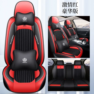 Five-Seater Fully Enclosed Seat – Four Seasons Pad - passion-red-deluxe-edition-1