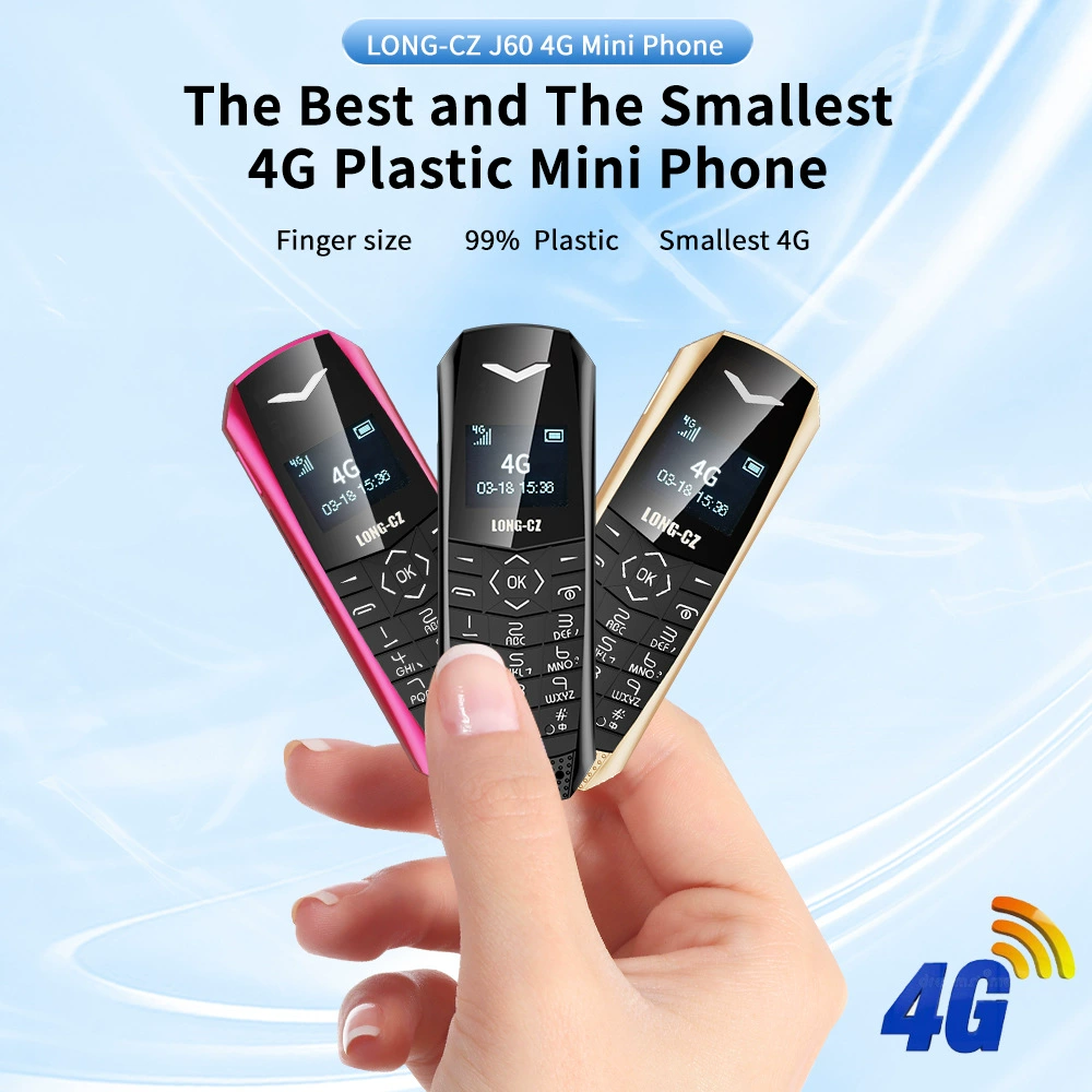 J60 полноценная сеть 4G мини-мобильный телефон, ультракомпактный карманный, монолайнер с кнопками, запасной, мультиязычный