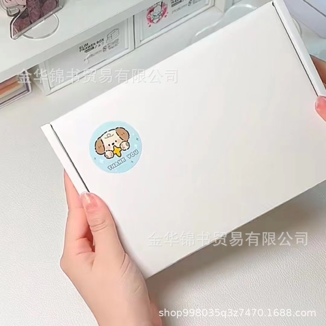 Salida de entrega embalaje caja de avión salida hermana esencial tarjeta pequeña caja de embalaje blanco rosa cartón tarjeta de alta apariencia