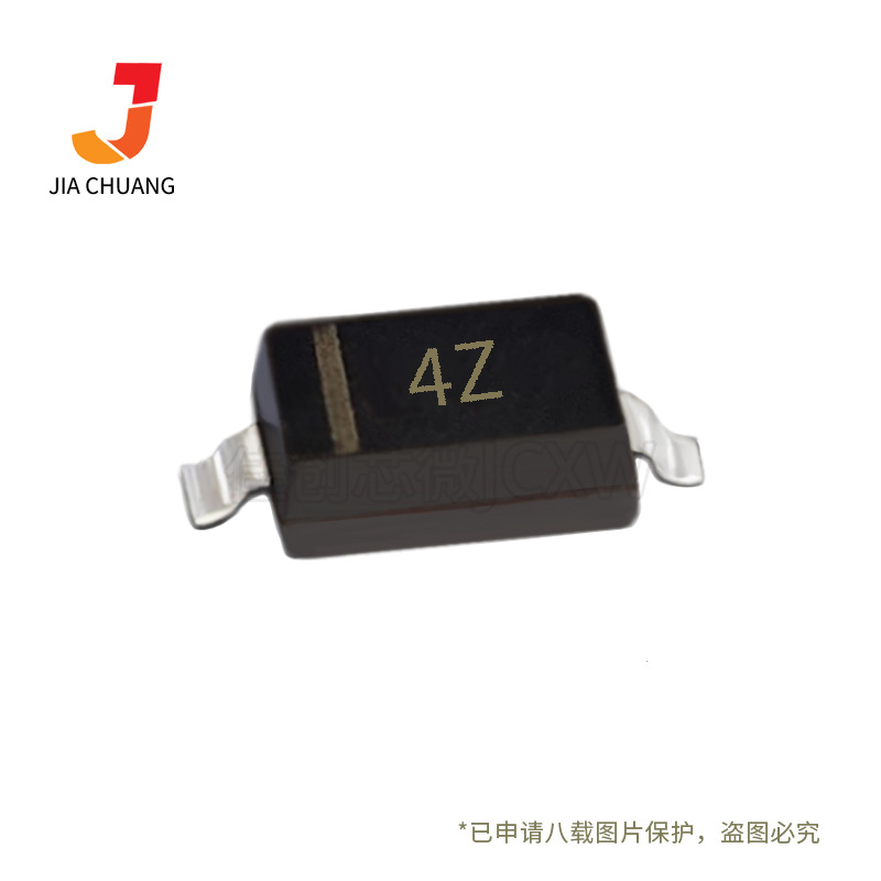 可送样 MM1Z8V2 SOD-123 8.2V 0.5W 精度±5% 丝印:4Z 1206封装