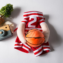 宠物猫咪狗狗篮球搞怪变身装狗篮球运动员服衣服 狗狗世界杯球服